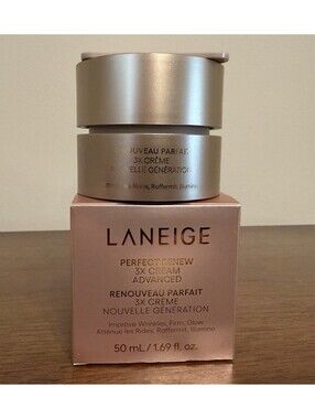 LANEIGE Perfect Renew 3X Cream Advanced, 1.69 oz, NIB, For Firming & Wrinkles